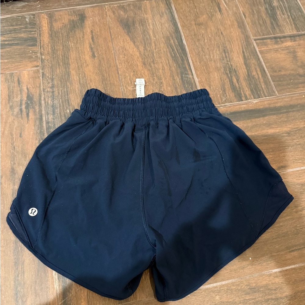 lululemon athletica Navy Women's Athletic Shorts - Picture 3 of 4